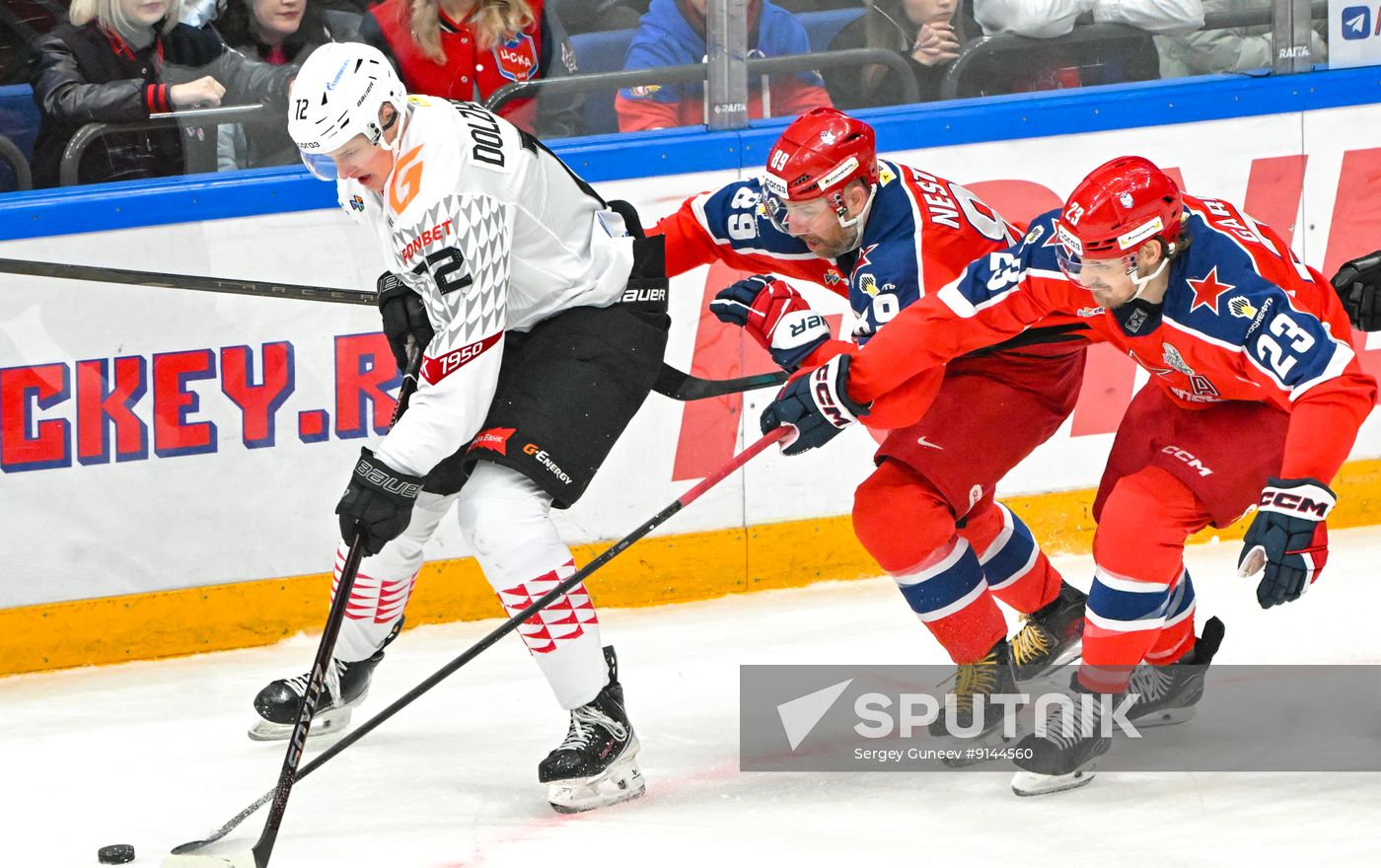Russia Ice Hockey Kontinental League CSKA - Avangard