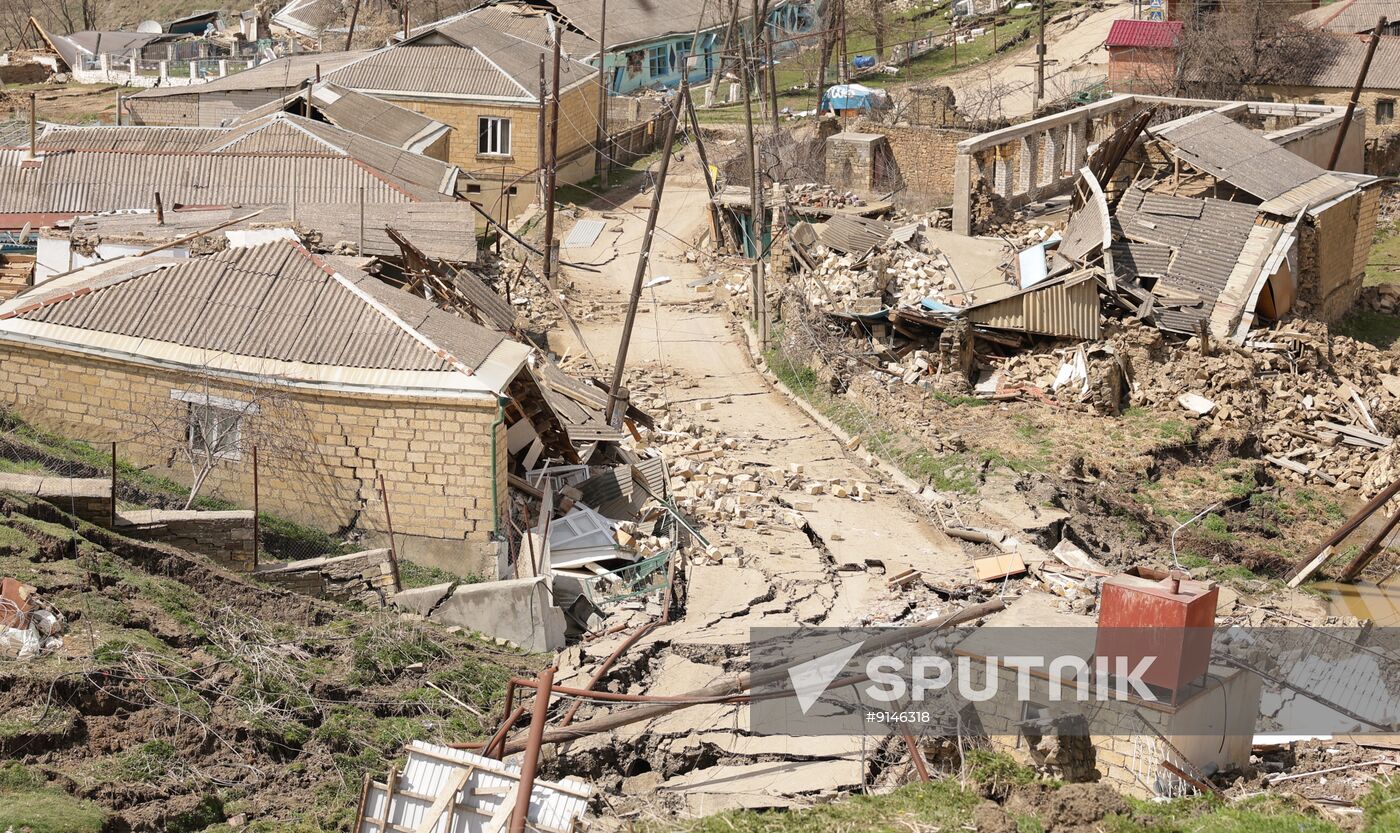 Russia Dagestan Landslides
