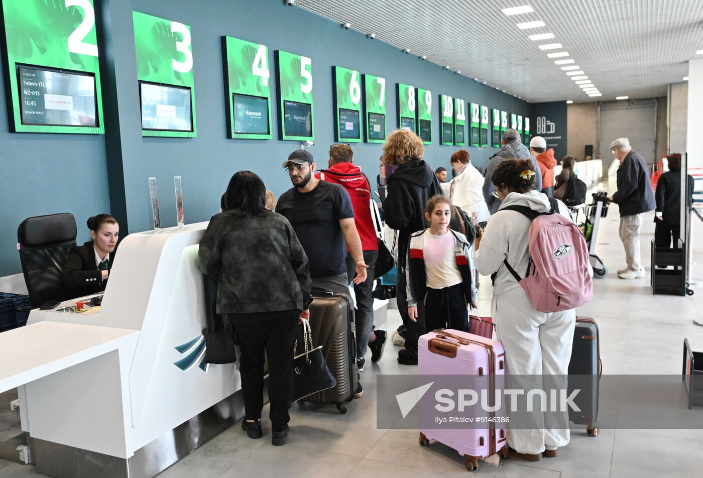 Russia Israel Air Traffic