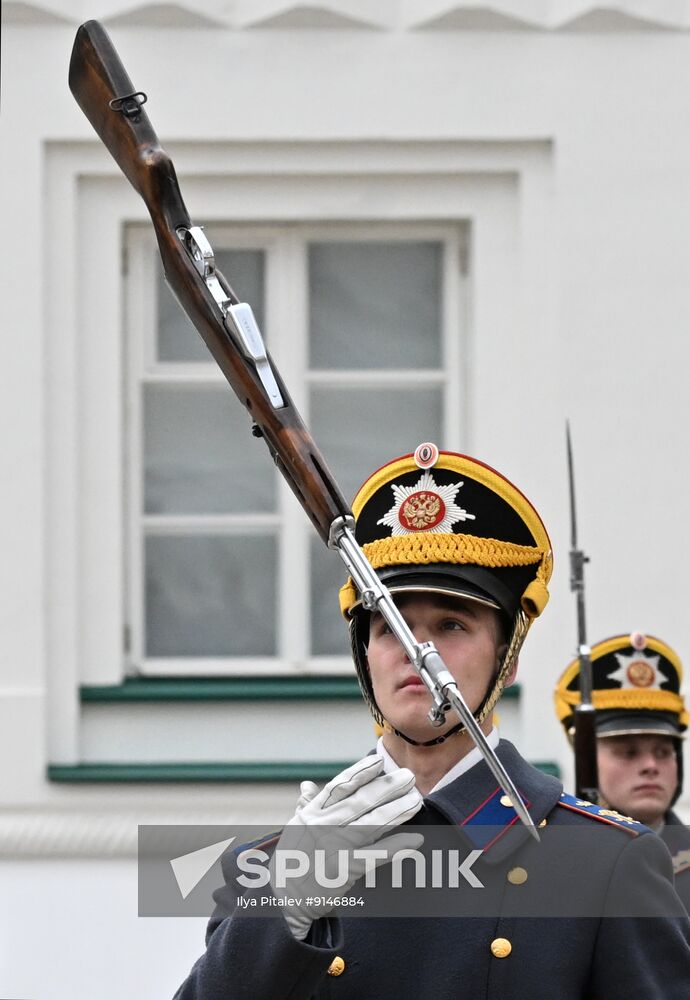 Russia Presidential Regiment Guard Changing Ceremony