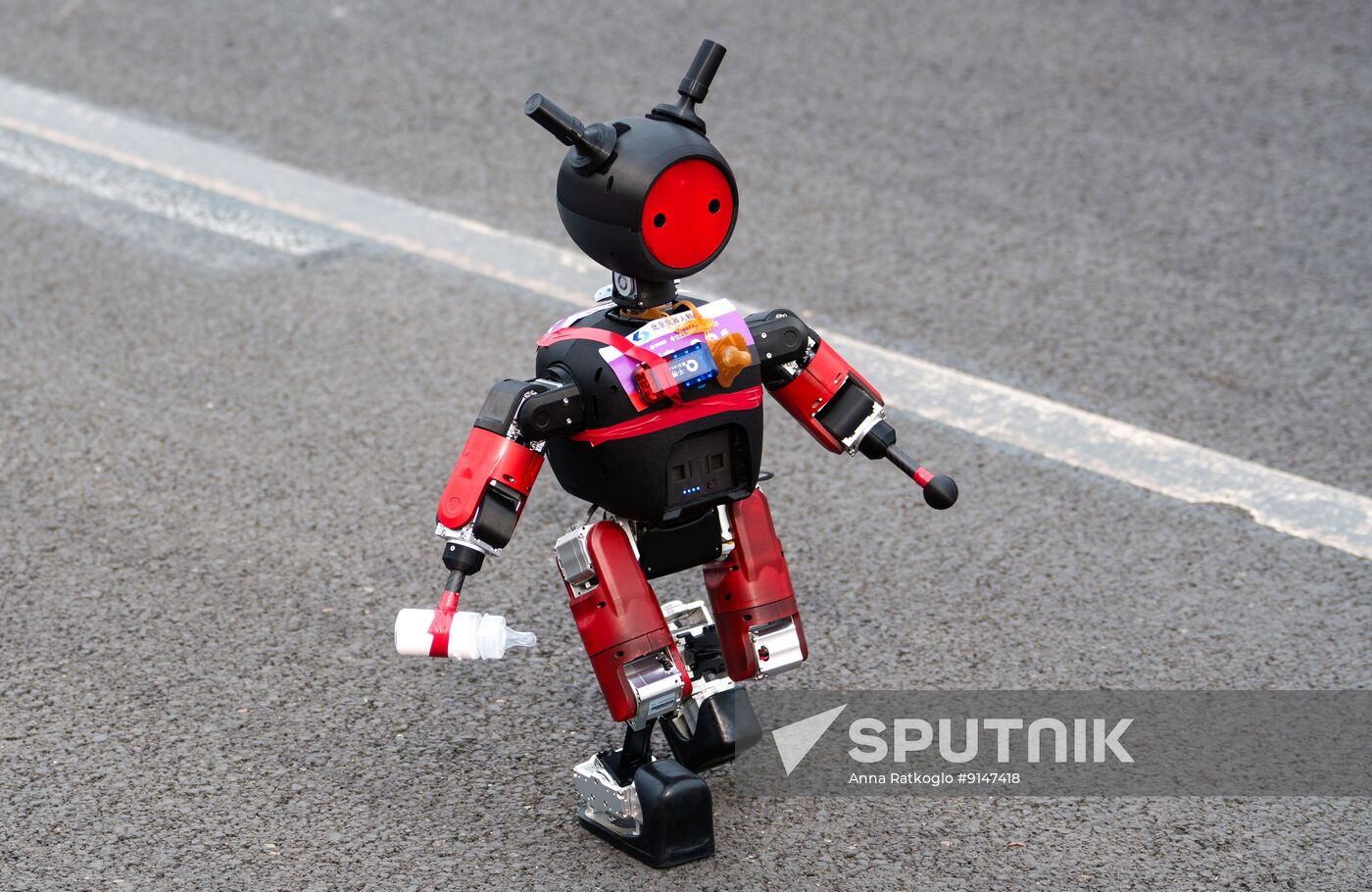 China Humanoid Robot Half Marathon
