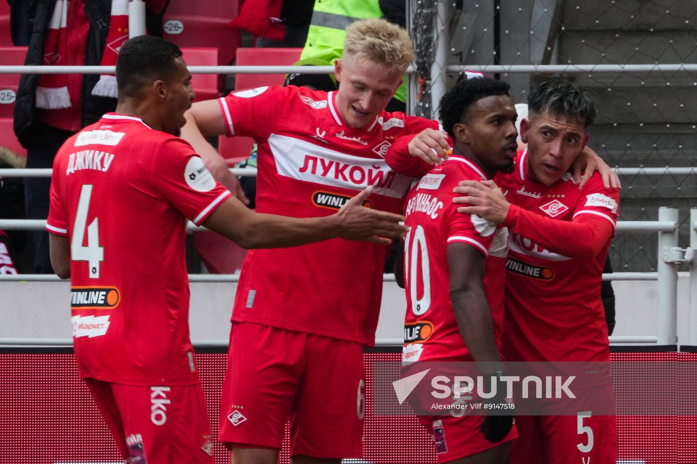 Russia Soccer Premier-League Spartak - Akhmat