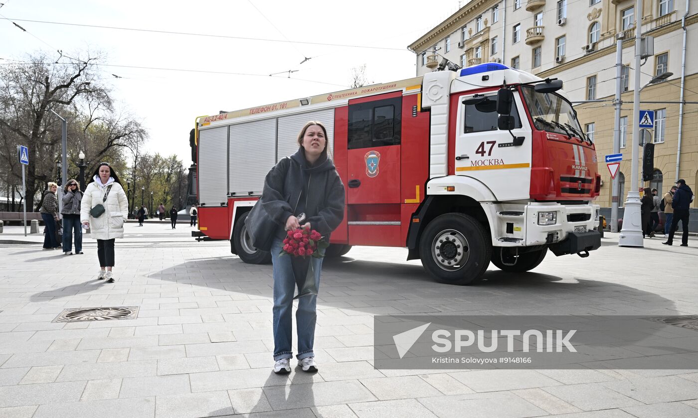 Russia Moscow Metro Train Services Suspension