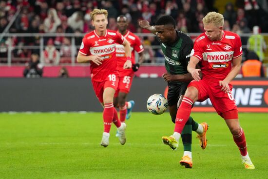Russia Soccer Premier-League Spartak - Krasnodar