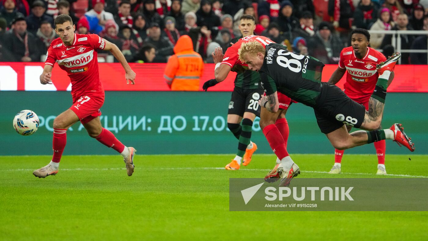 Russia Soccer Premier-League Spartak - Krasnodar