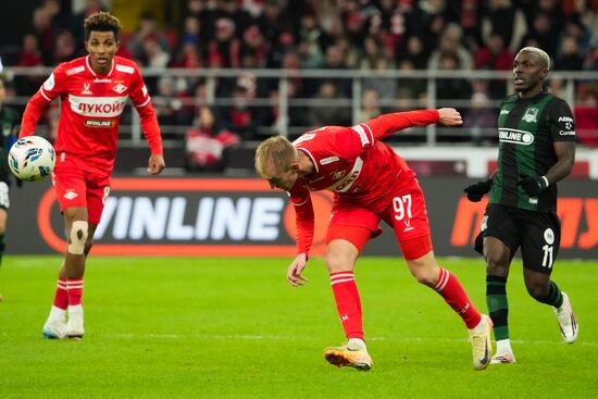 Russia Soccer Premier-League Spartak - Krasnodar