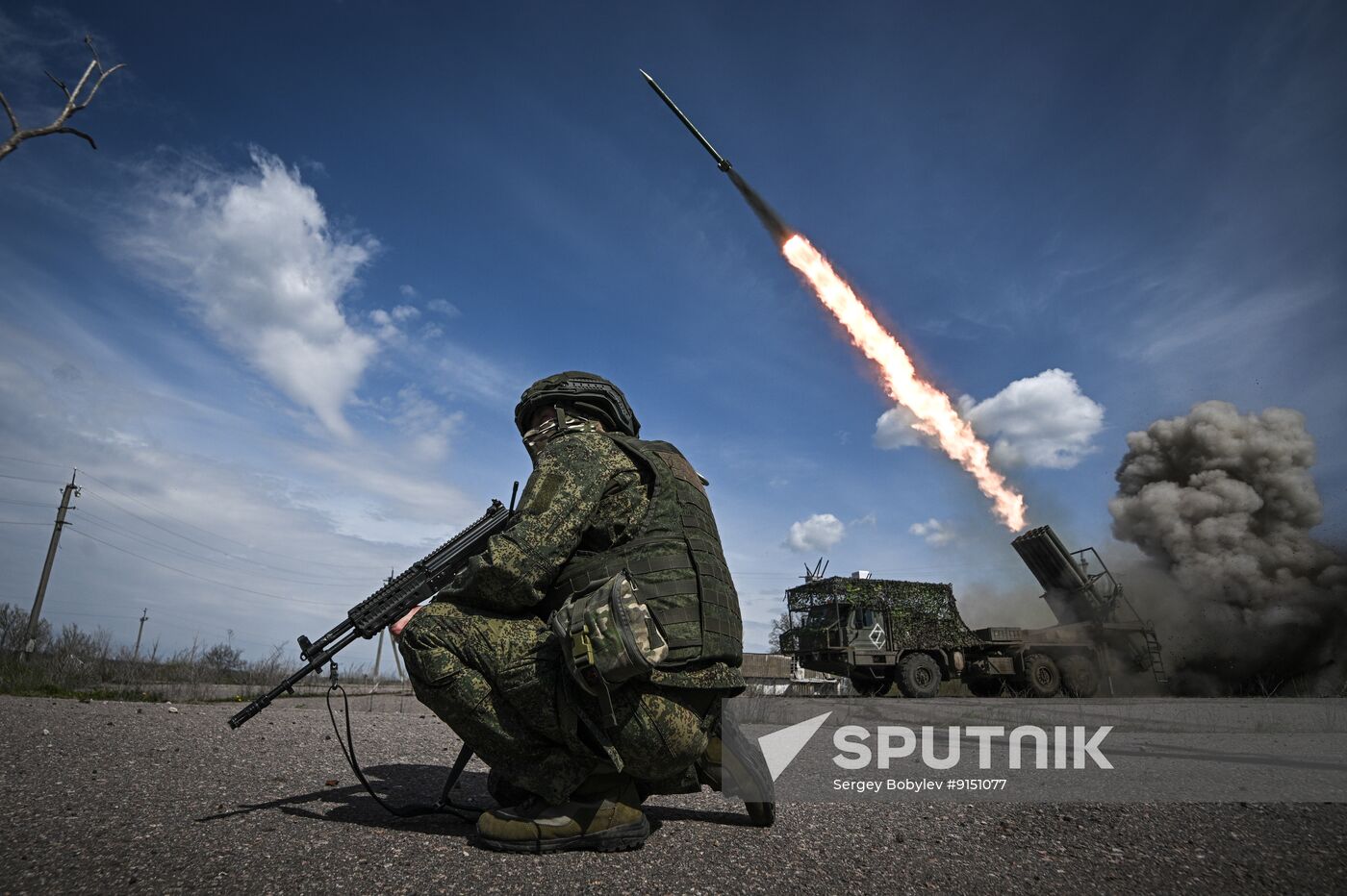 Russia Ukraine Military Operation Artillery Unit