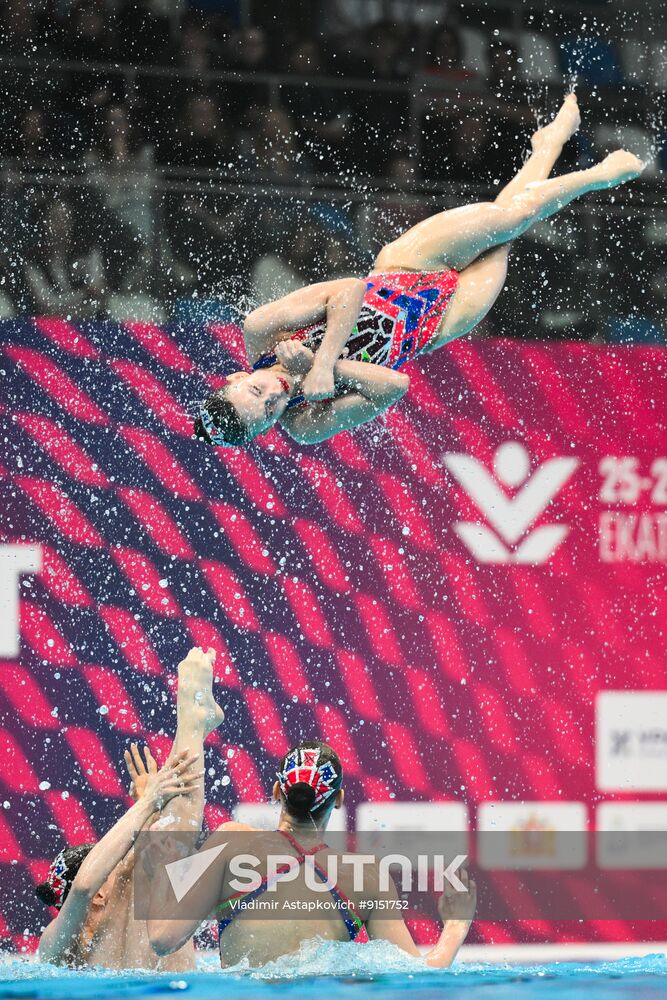 Russia Artistic Swimming Championships Team Acrobatic