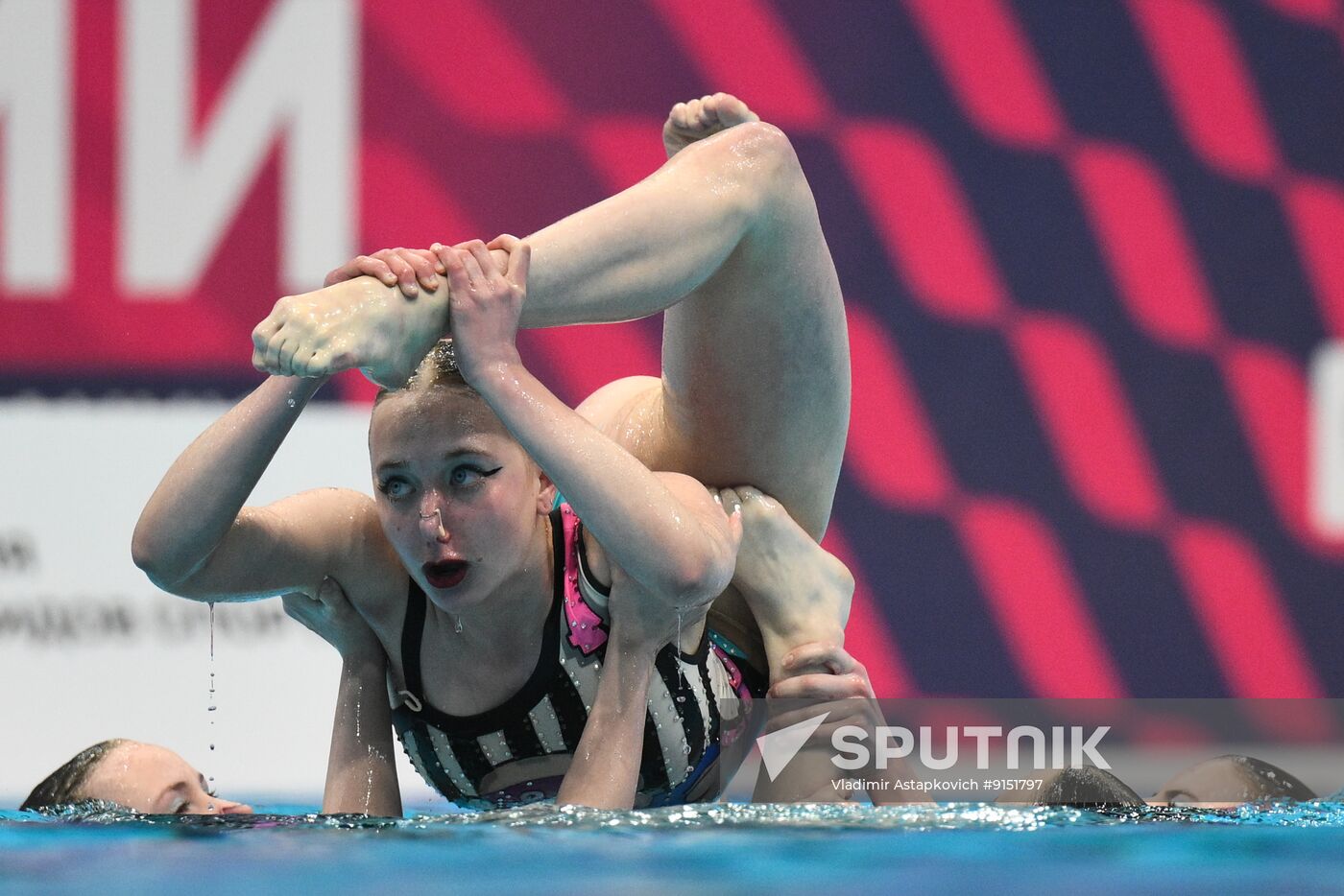 Russia Artistic Swimming Championships Team Acrobatic