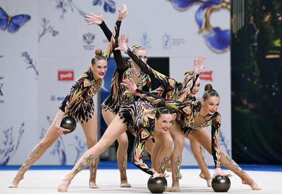 Russia Rhythmic Gymnastics Top Gymnasts Cup