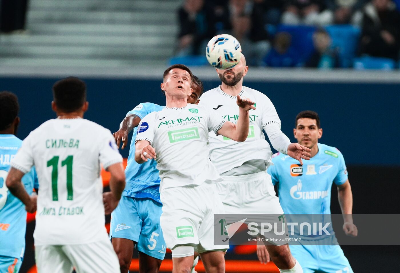 Russia Soccer Premier-League Zenit - Akhmat