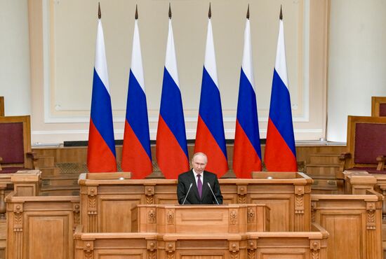 Russia Putin Legislators Council