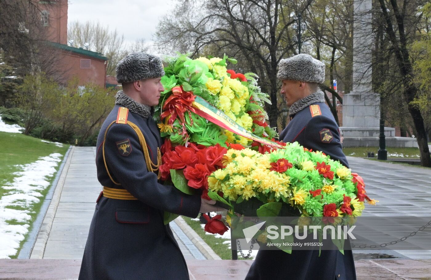 Russia Congo Wreath Laying