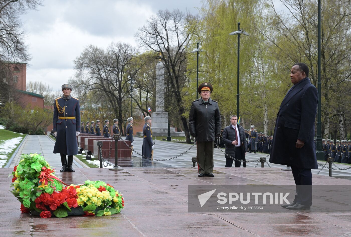 Russia Congo Wreath Laying