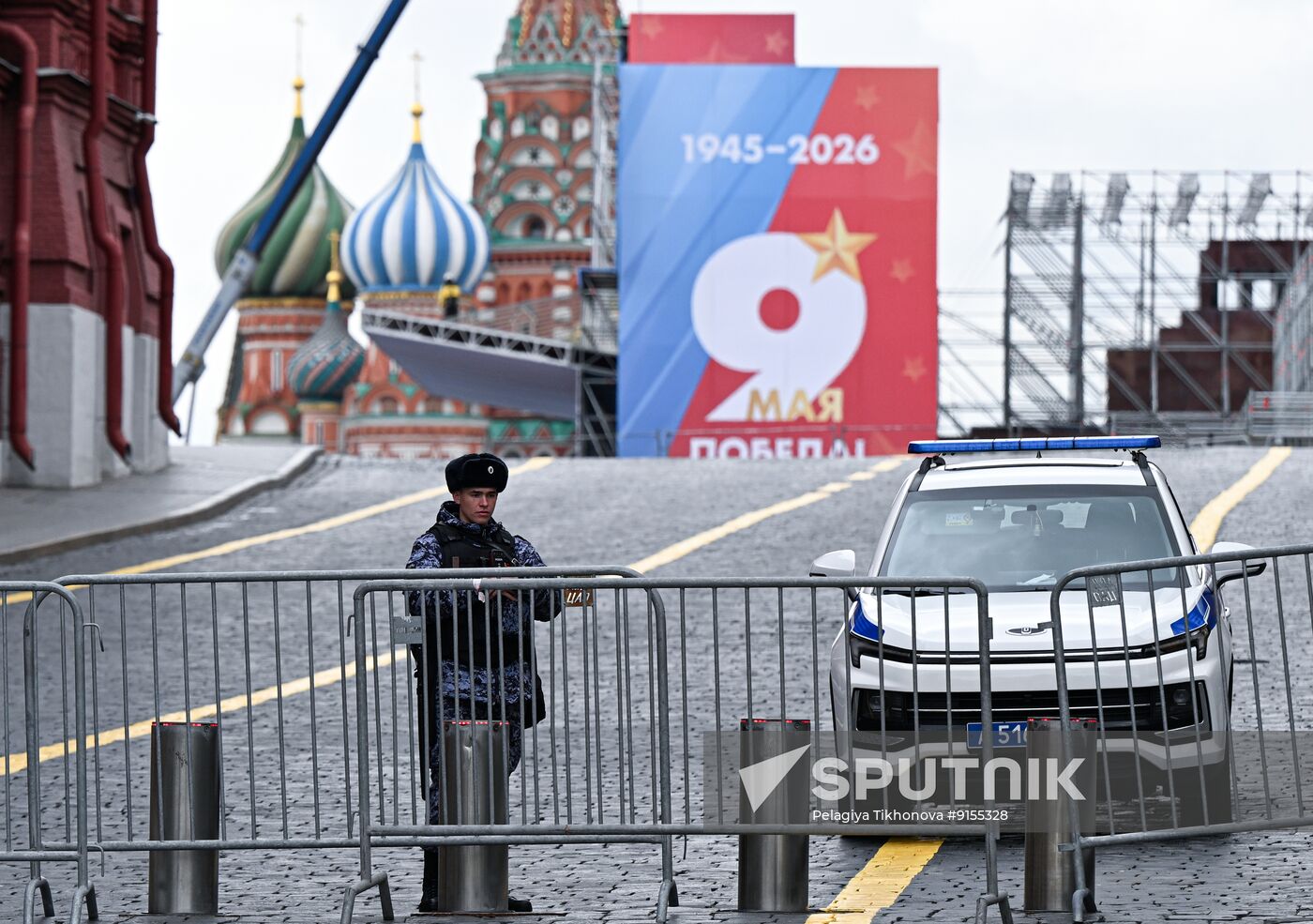 Russia WWII Victory Parade Rehearsal