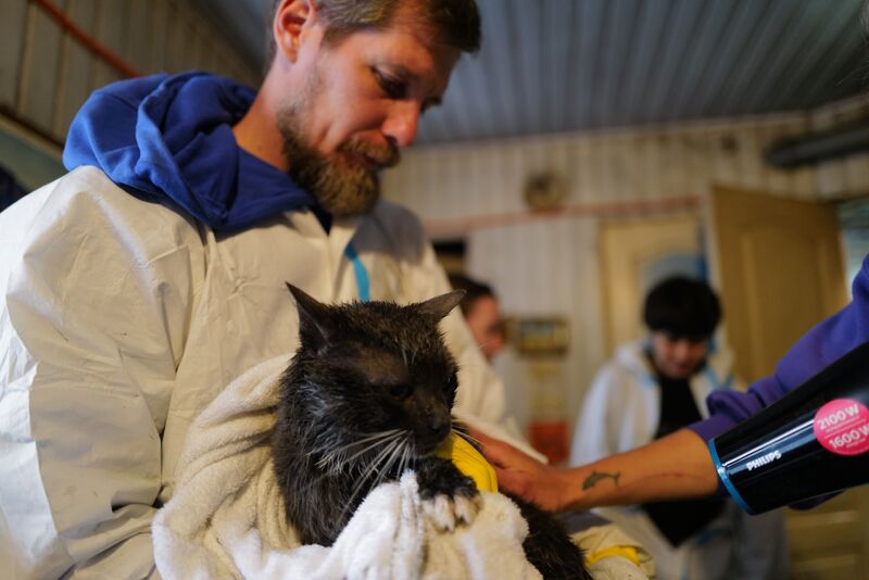 Russia Oil Refinery Fire Aftermath