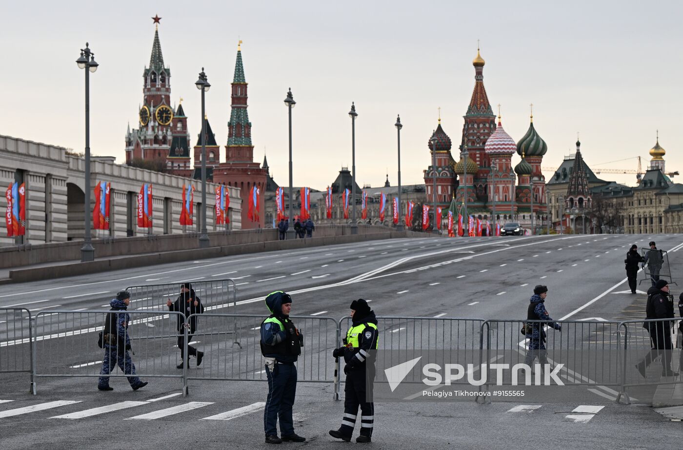 Russia WWII Victory Parade Rehearsal