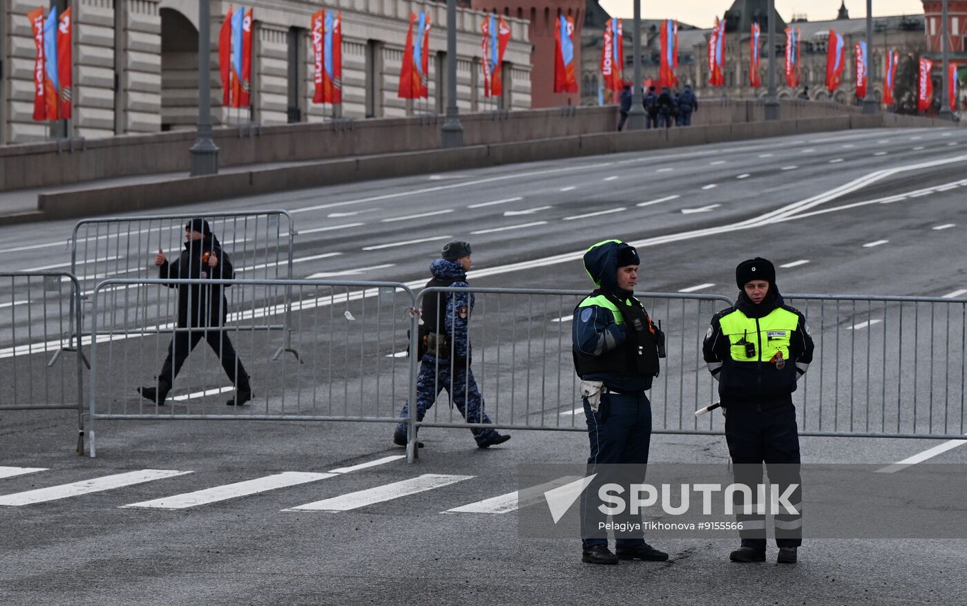 Russia WWII Victory Parade Rehearsal