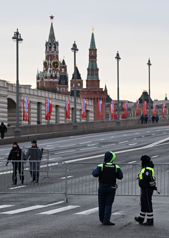 Russia WWII Victory Parade Rehearsal