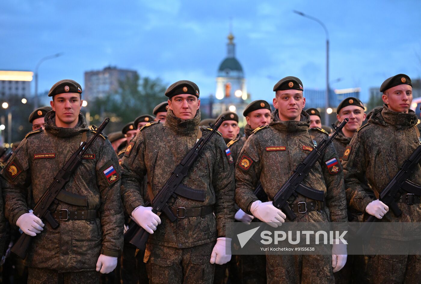 Russia WWII Victory Parade Rehearsal
