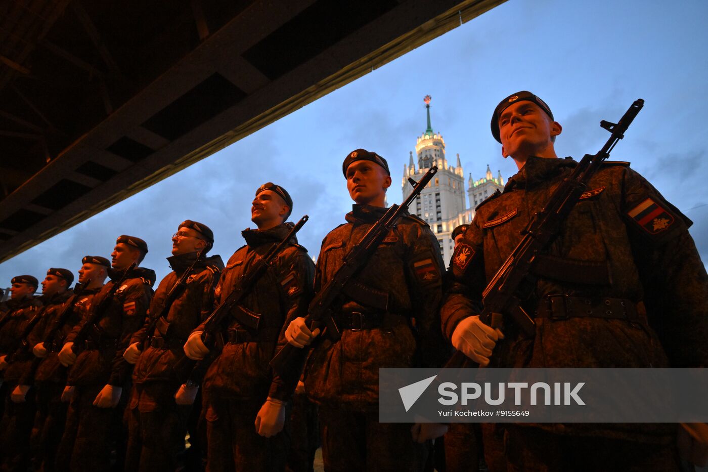 Russia WWII Victory Parade Rehearsal