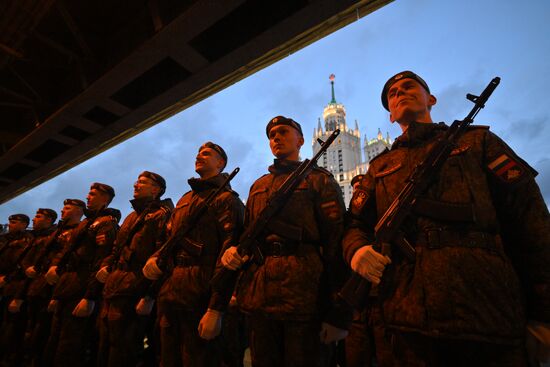 Russia WWII Victory Parade Rehearsal