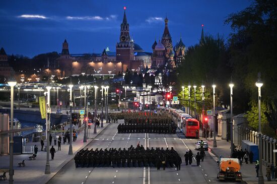 Russia WWII Victory Parade Rehearsal