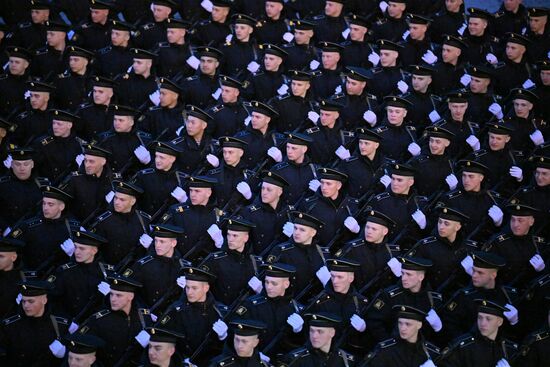 Russia WWII Victory Parade Rehearsal