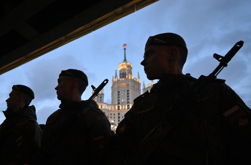 Russia WWII Victory Parade Rehearsal