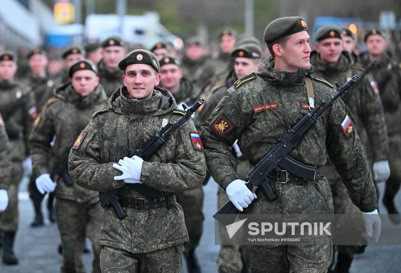 Russia WWII Victory Parade Rehearsal
