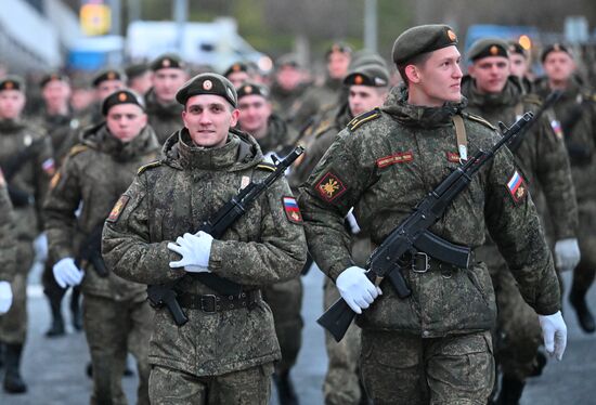 Russia WWII Victory Parade Rehearsal