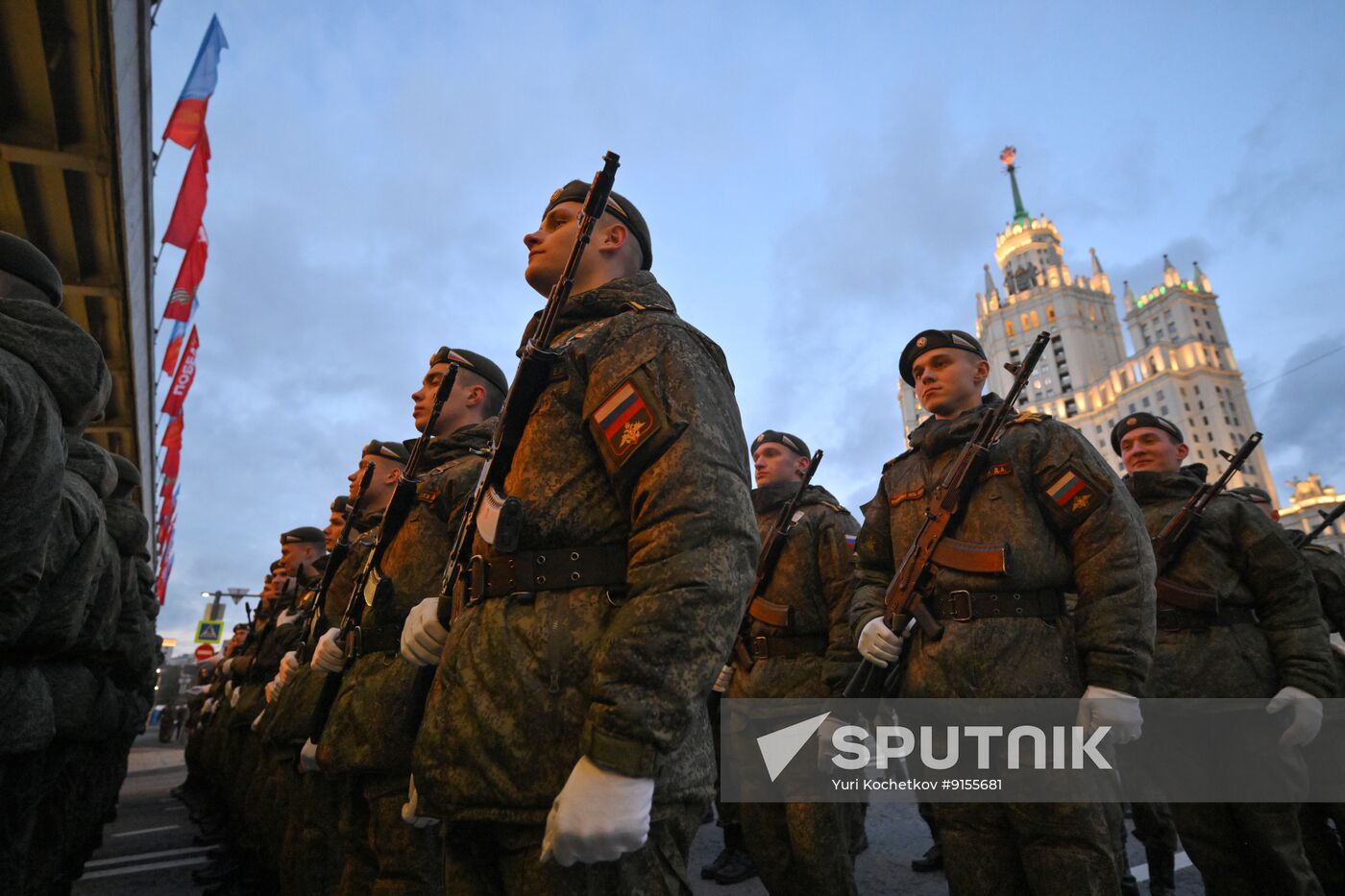 Russia WWII Victory Parade Rehearsal