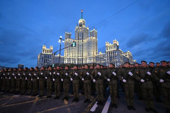 Russia WWII Victory Parade Rehearsal