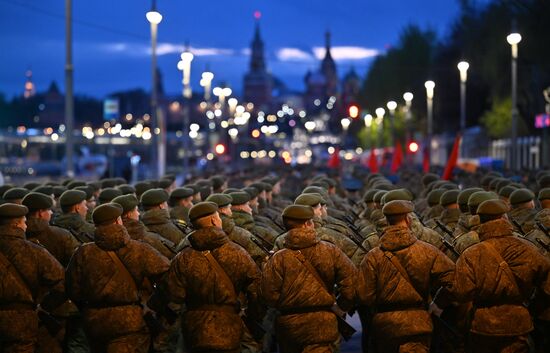 Russia WWII Victory Parade Rehearsal