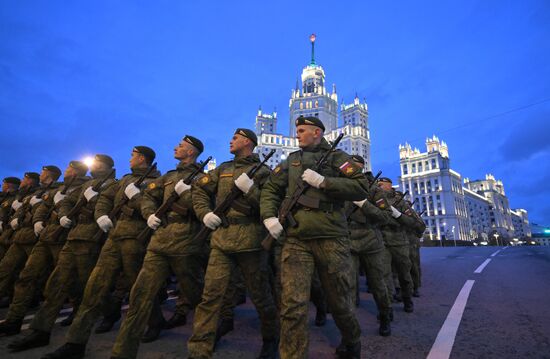 Russia WWII Victory Parade Rehearsal