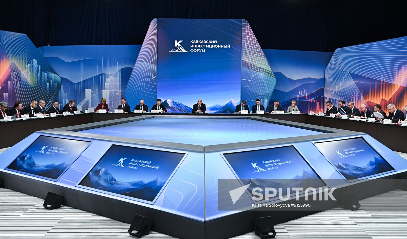Russia Mishustin Caucasus Investment Forum
