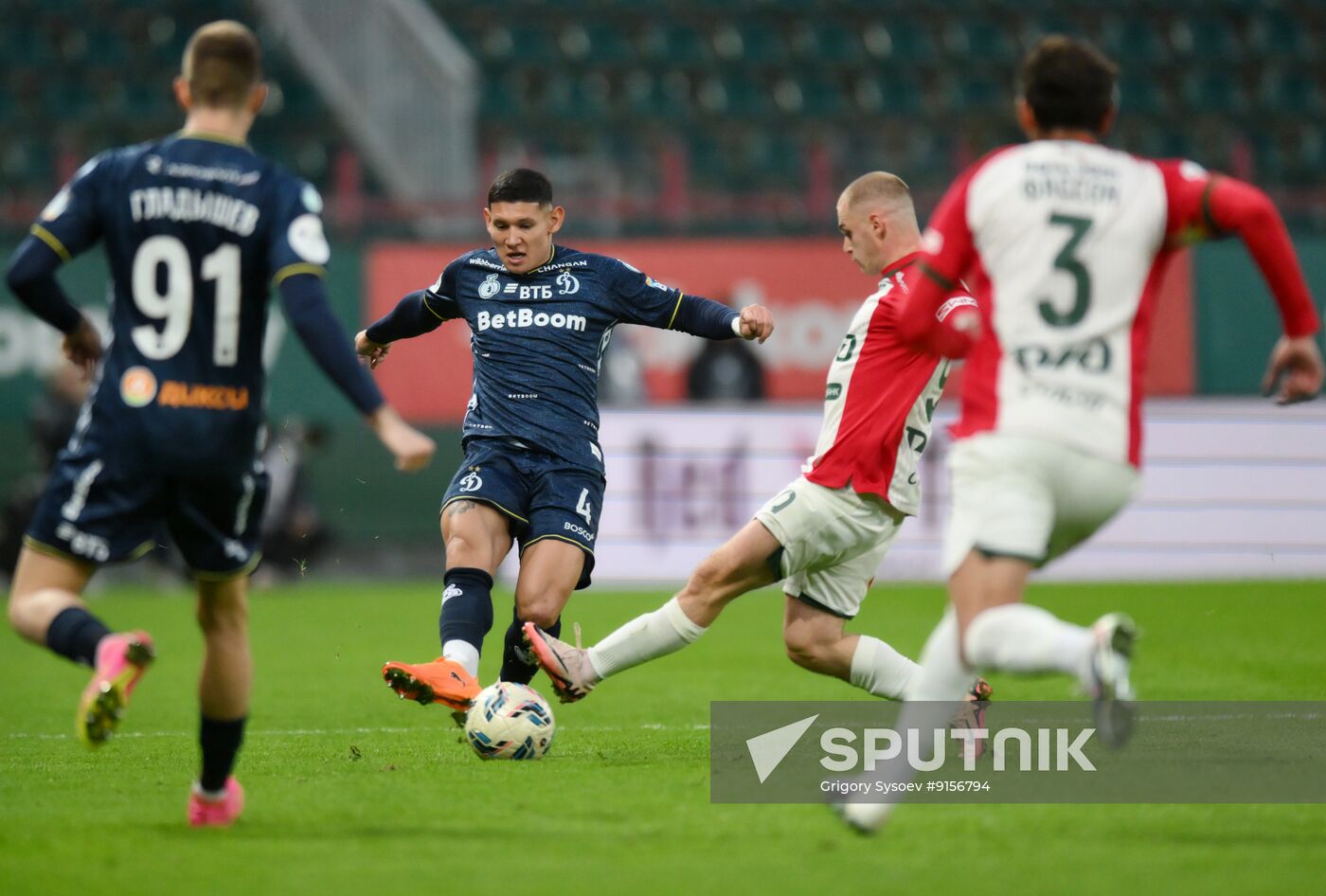 Russia Soccer Premier-League Lokomotiv - Dynamo