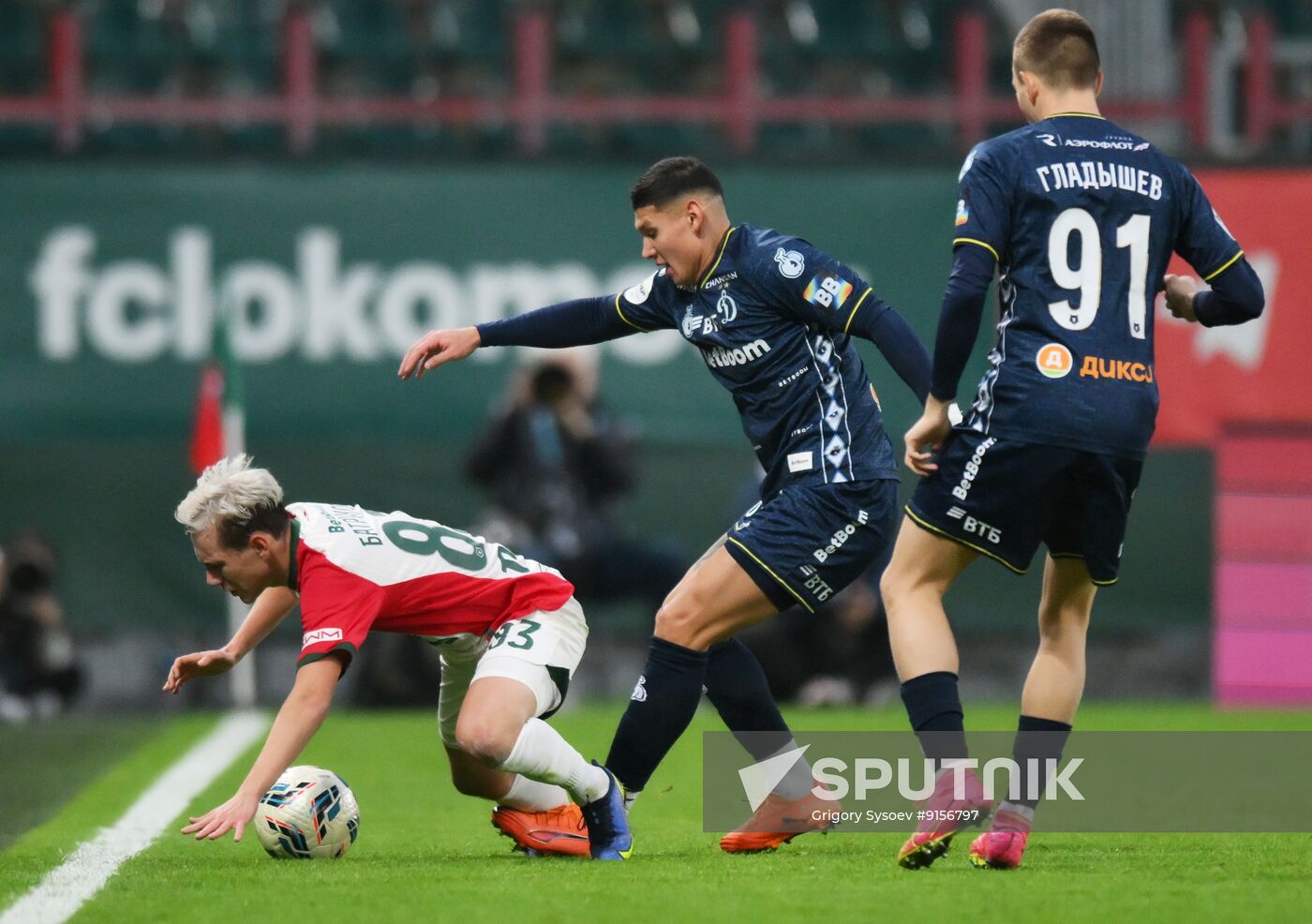 Russia Soccer Premier-League Lokomotiv - Dynamo