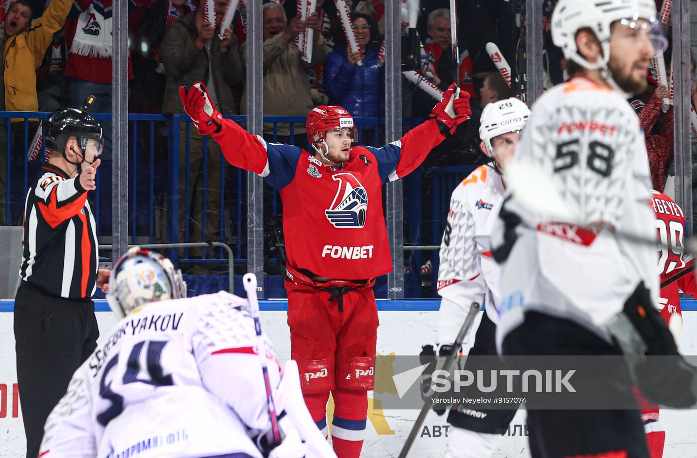 Russia Ice Hockey Kontinental League Lokomotiv - Avangard