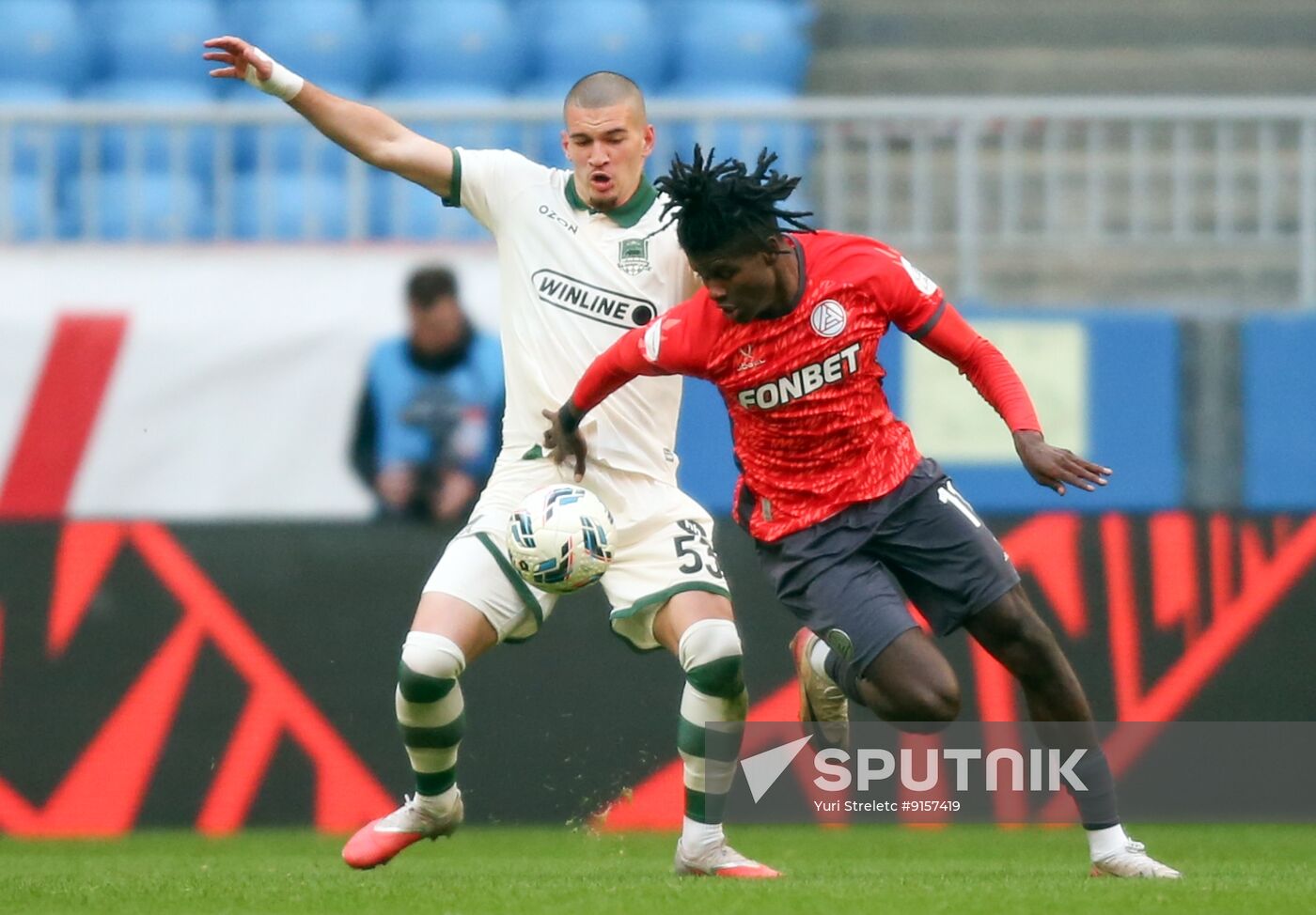 Russia Soccer Premier-League Akron - Krasnodar