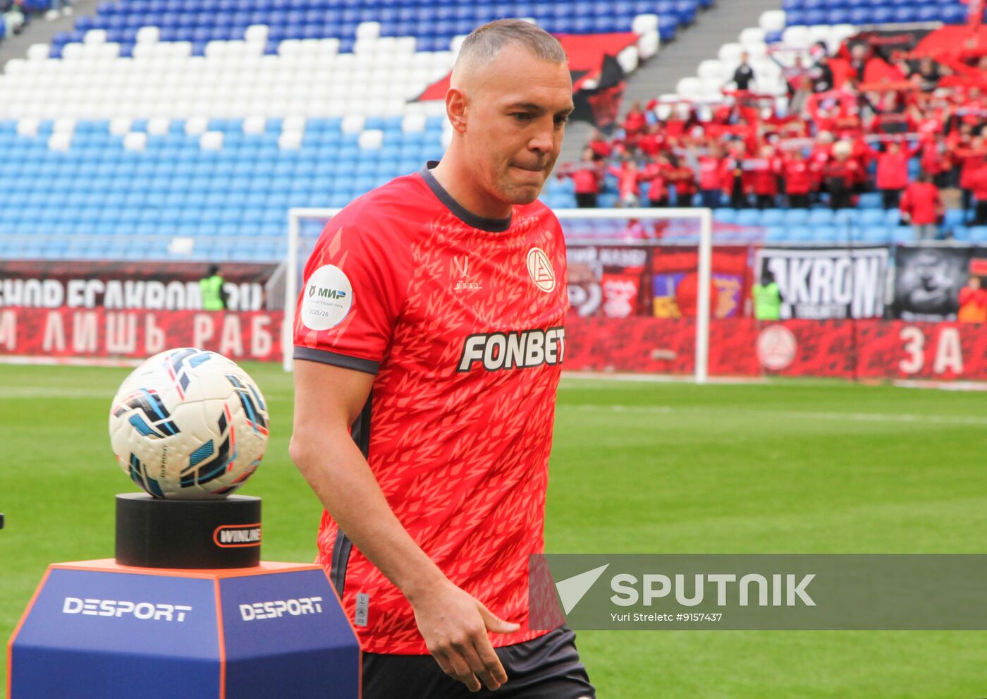 Russia Soccer Premier-League Akron - Krasnodar
