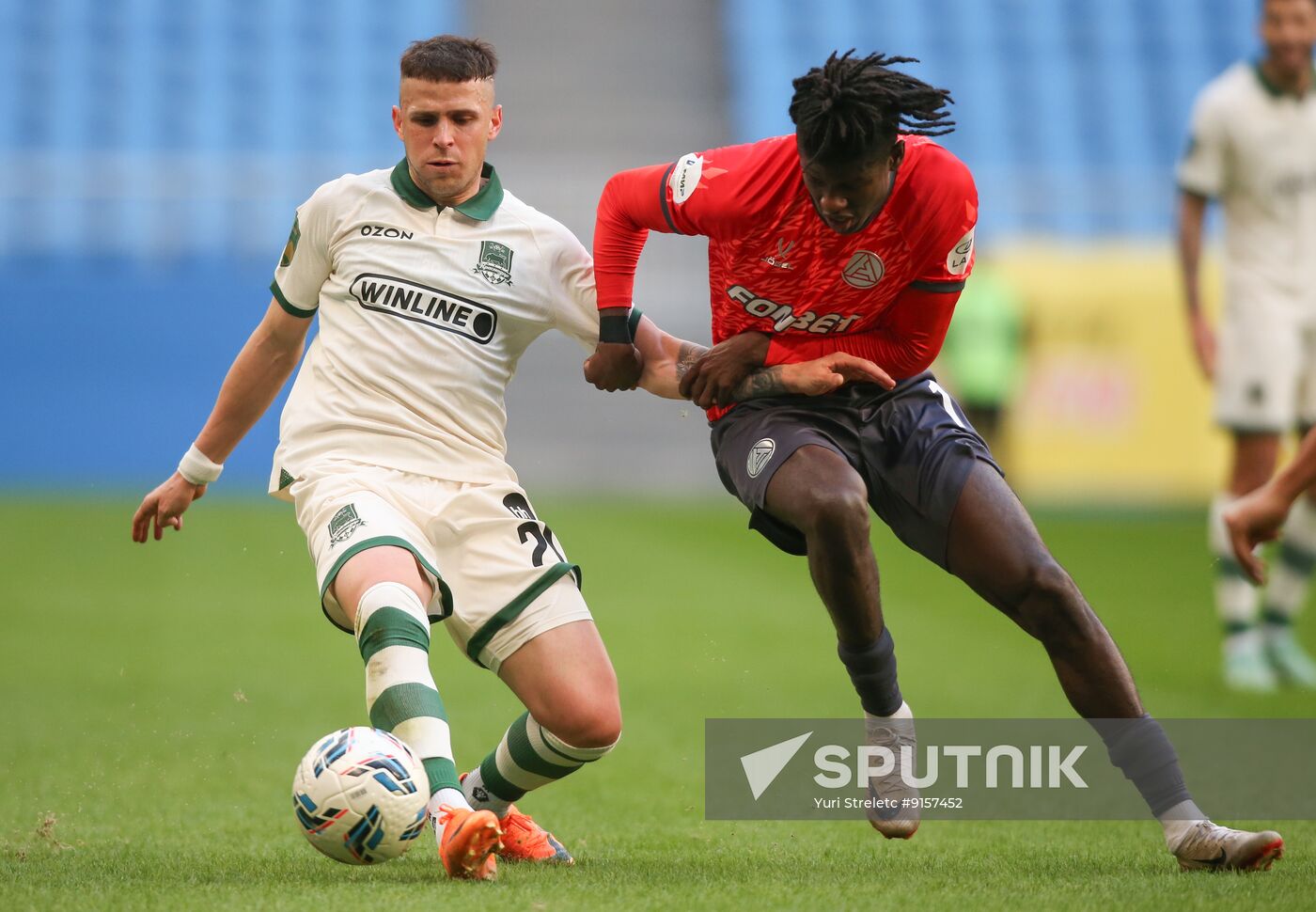 Russia Soccer Premier-League Akron - Krasnodar