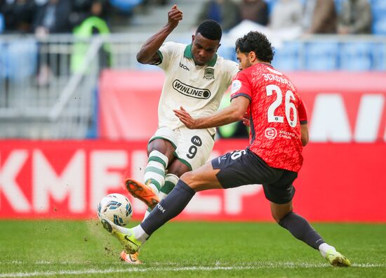 Russia Soccer Premier-League Akron - Krasnodar