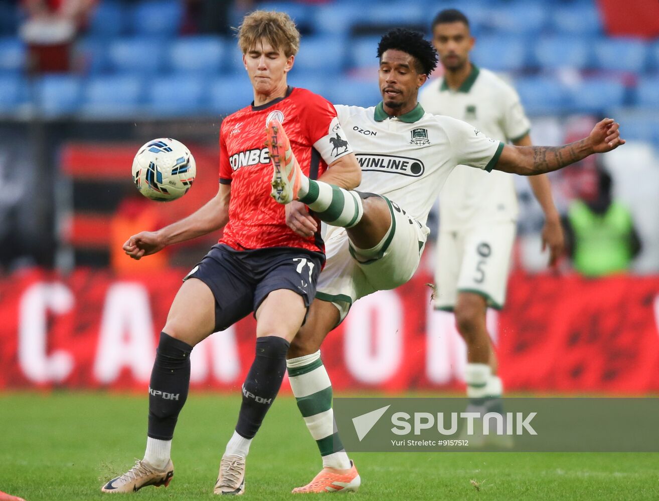 Russia Soccer Premier-League Akron - Krasnodar