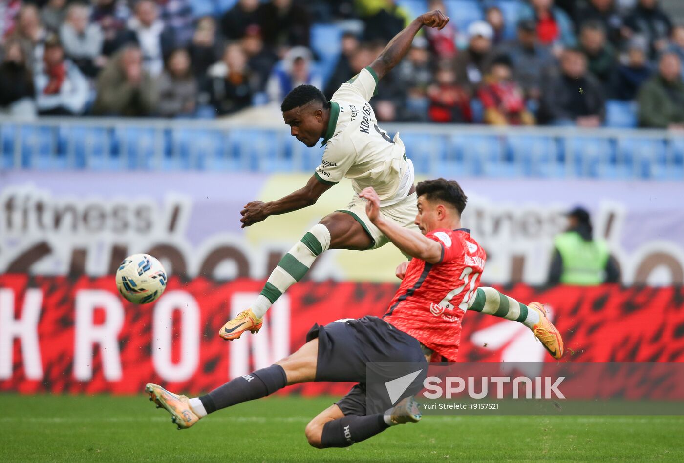 Russia Soccer Premier-League Akron - Krasnodar