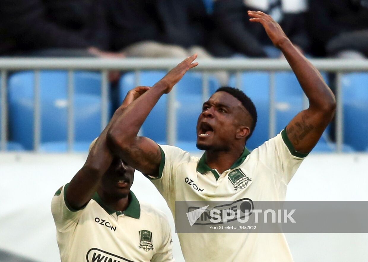 Russia Soccer Premier-League Akron - Krasnodar