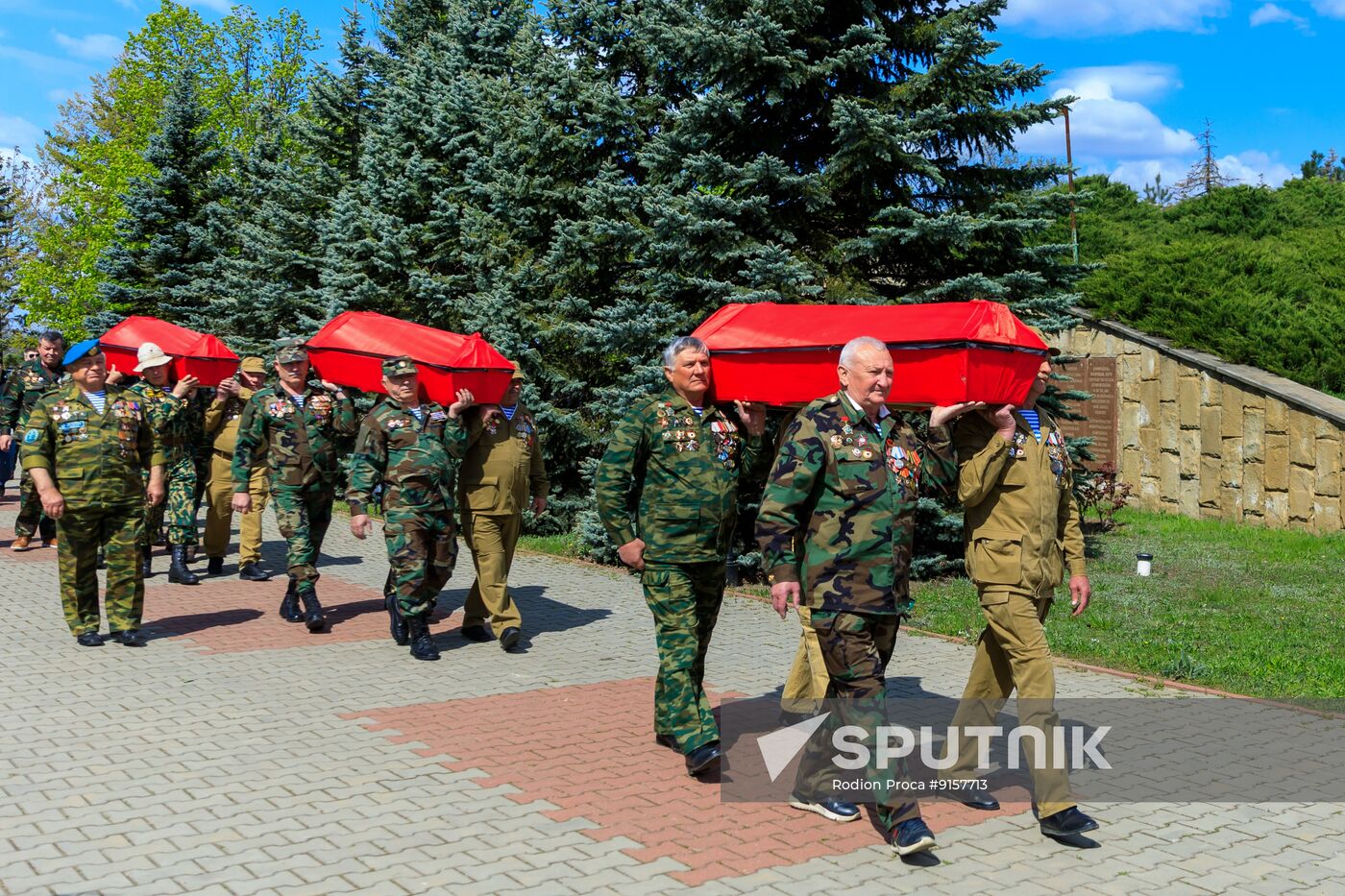 Moldova WWII Red Army Soldiers Reburial