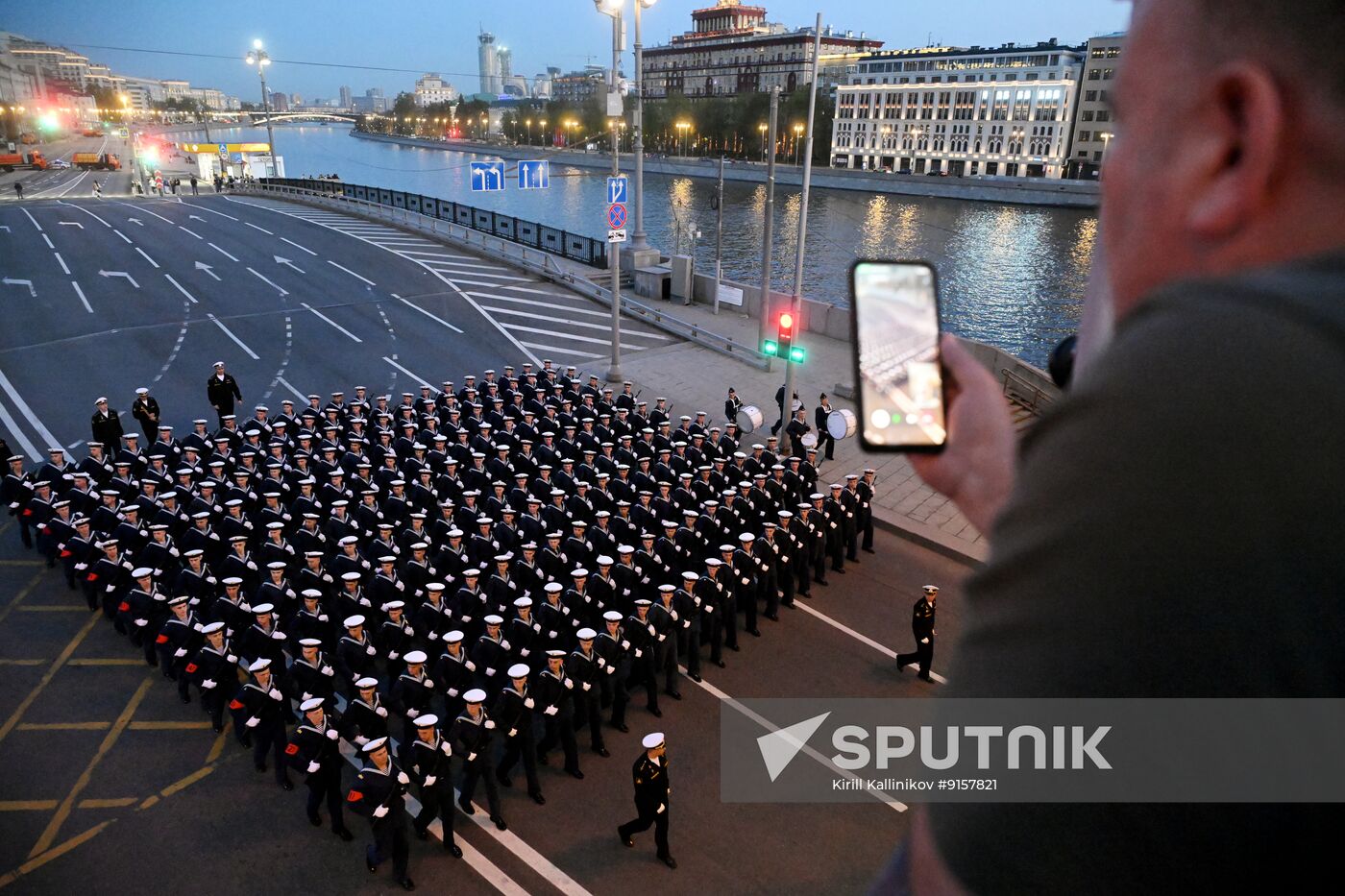 Russia WWII Victory Parade Rehearsal