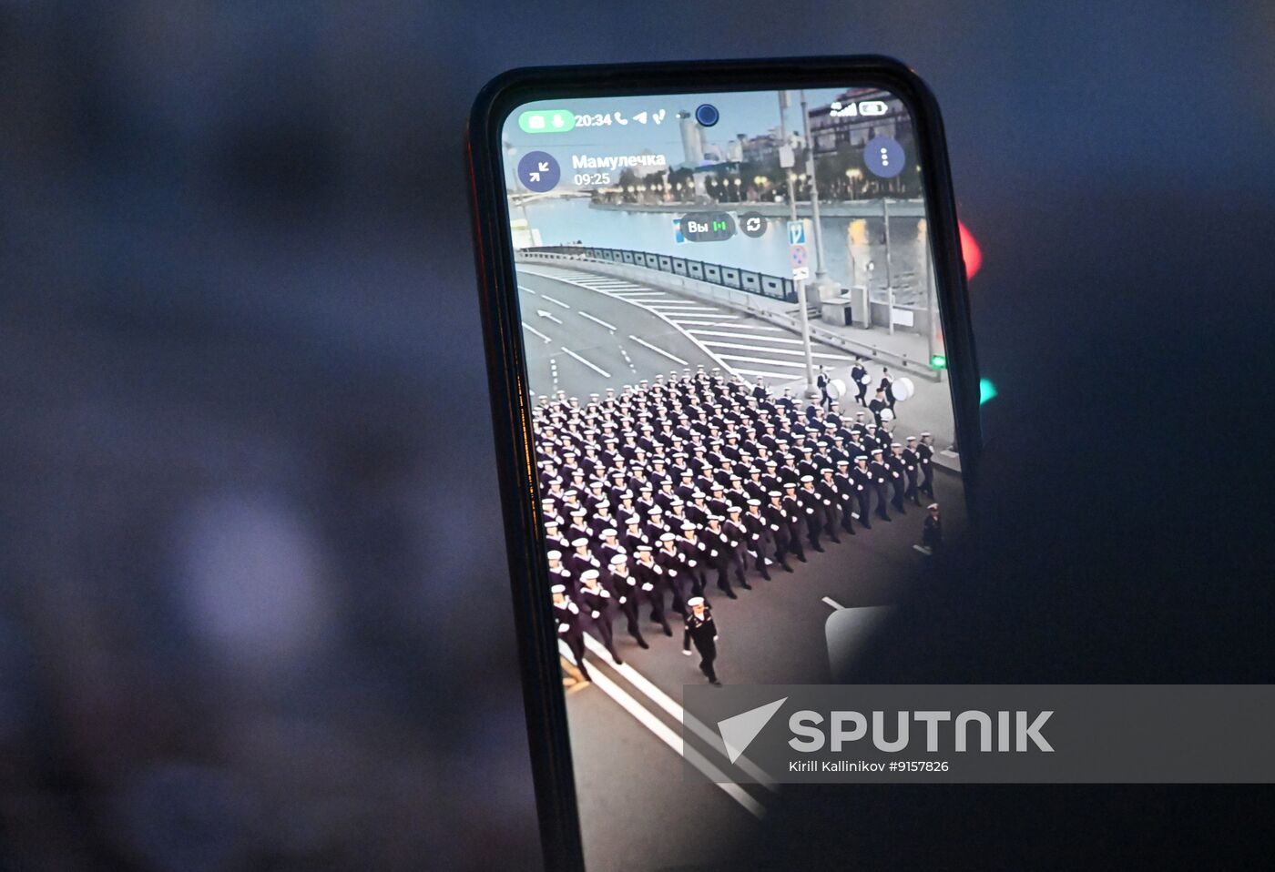 Russia WWII Victory Parade Rehearsal