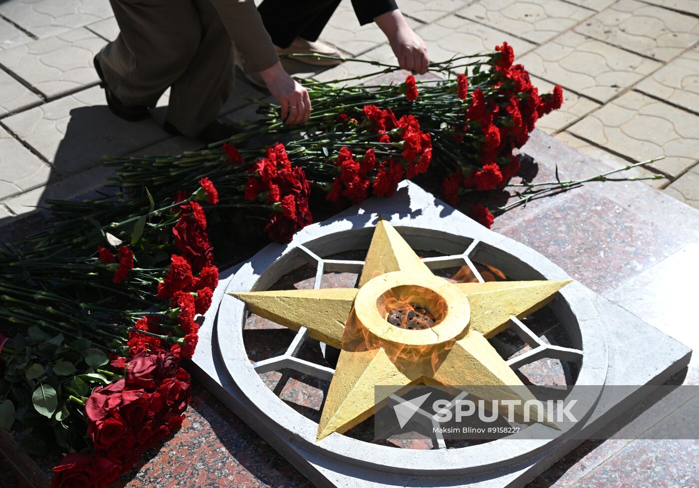 Russia WWII We Keep Flame of Victory Campaign